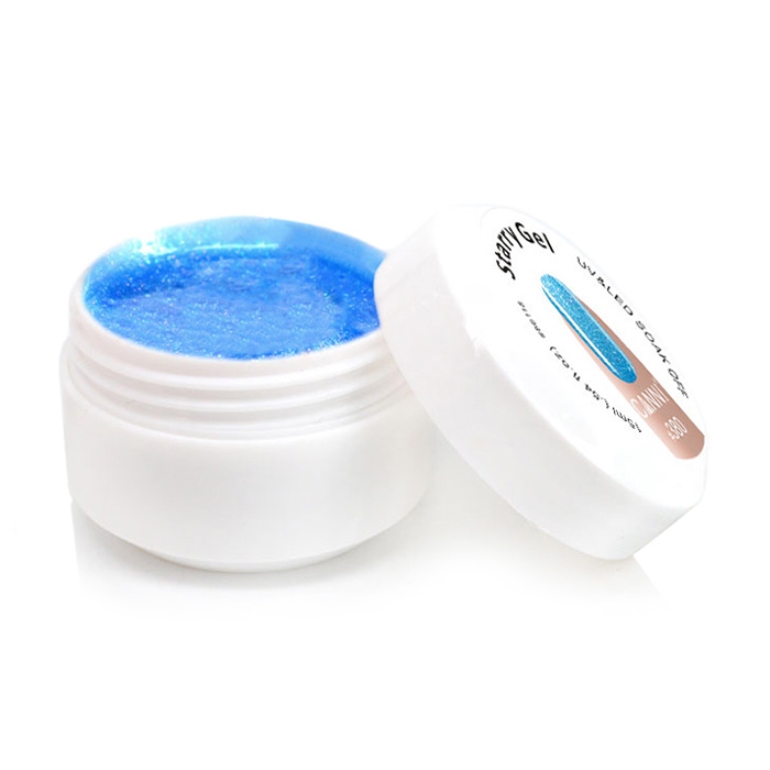 Глітерний гель для нігтів Canni Starry Gel Зоряний пил, 380, 15 мл
